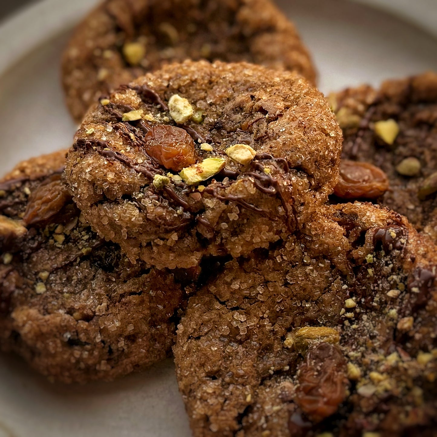 Sultana Cookies (*dairy free!)