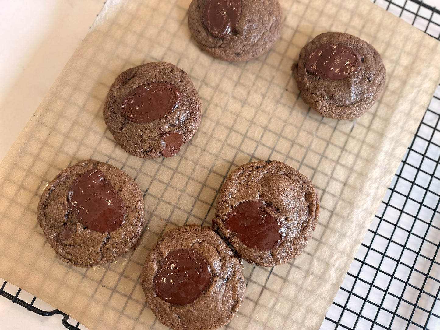Hazelnut Chocolate Chip Cookies (*vegan and "low gluten")