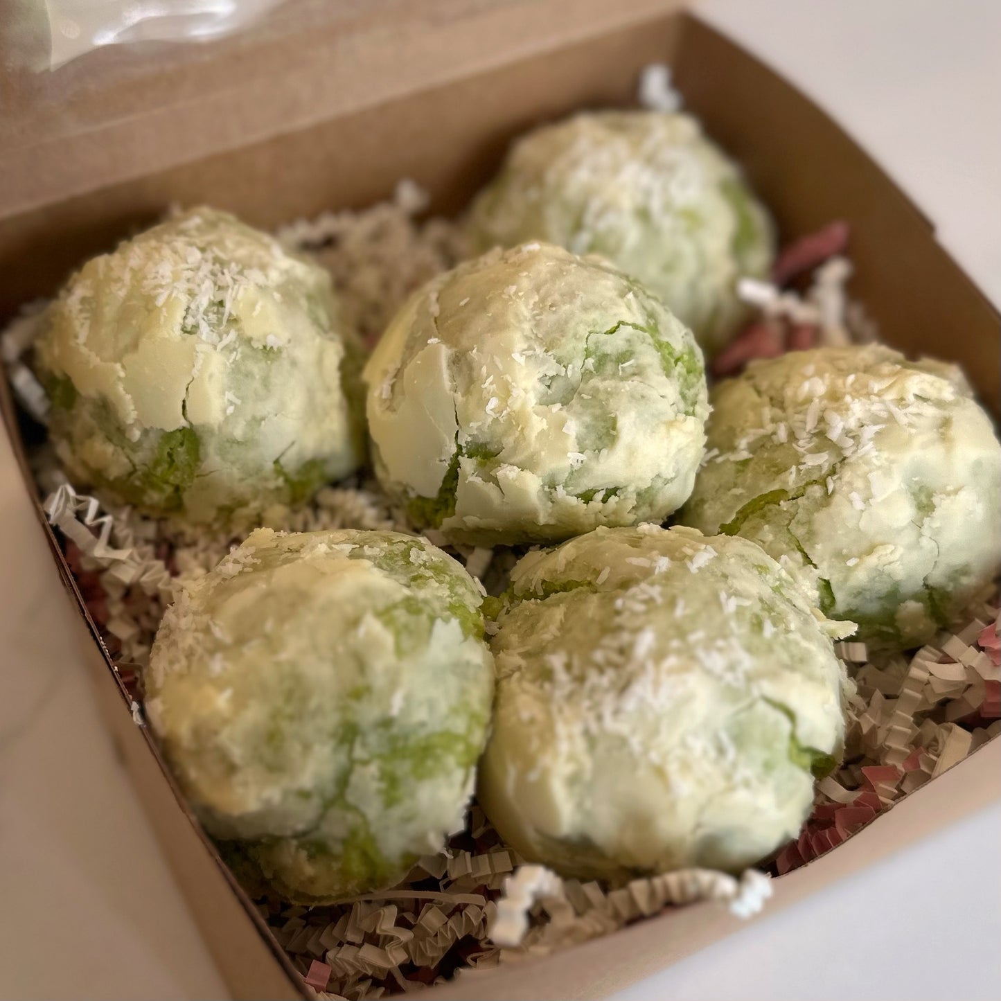 Pandan Coconut Cookies (Ondeh-Ondeh Cookies)