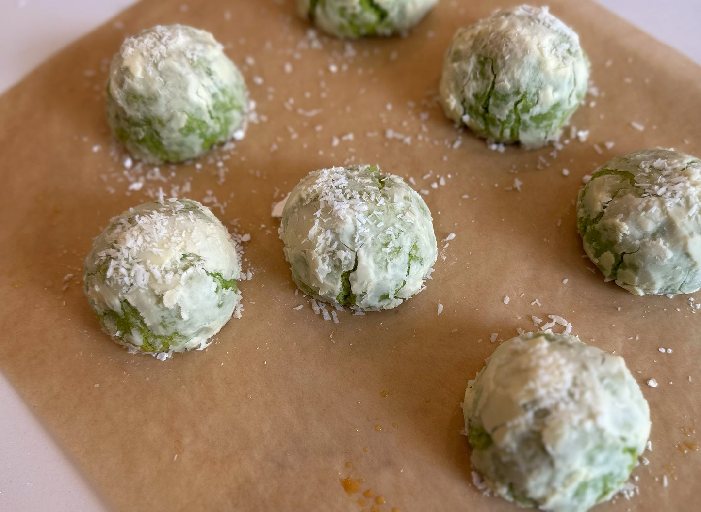Pandan Coconut Cookies (Ondeh-Ondeh Cookies)